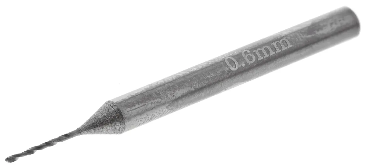 Produktfoto 1 von RS PRO Carbid Leiterplattenbohrer, Ø 0.6mm