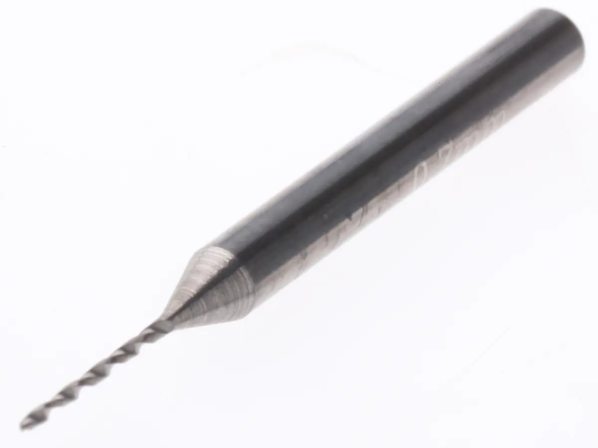 Produktfoto 1 von RS PRO Carbid Leiterplattenbohrer, Ø 0.7mm