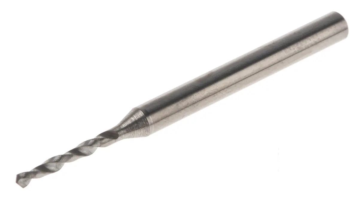 Produktfoto 1 von RS PRO Carbid Leiterplattenbohrer, Ø 1.5mm