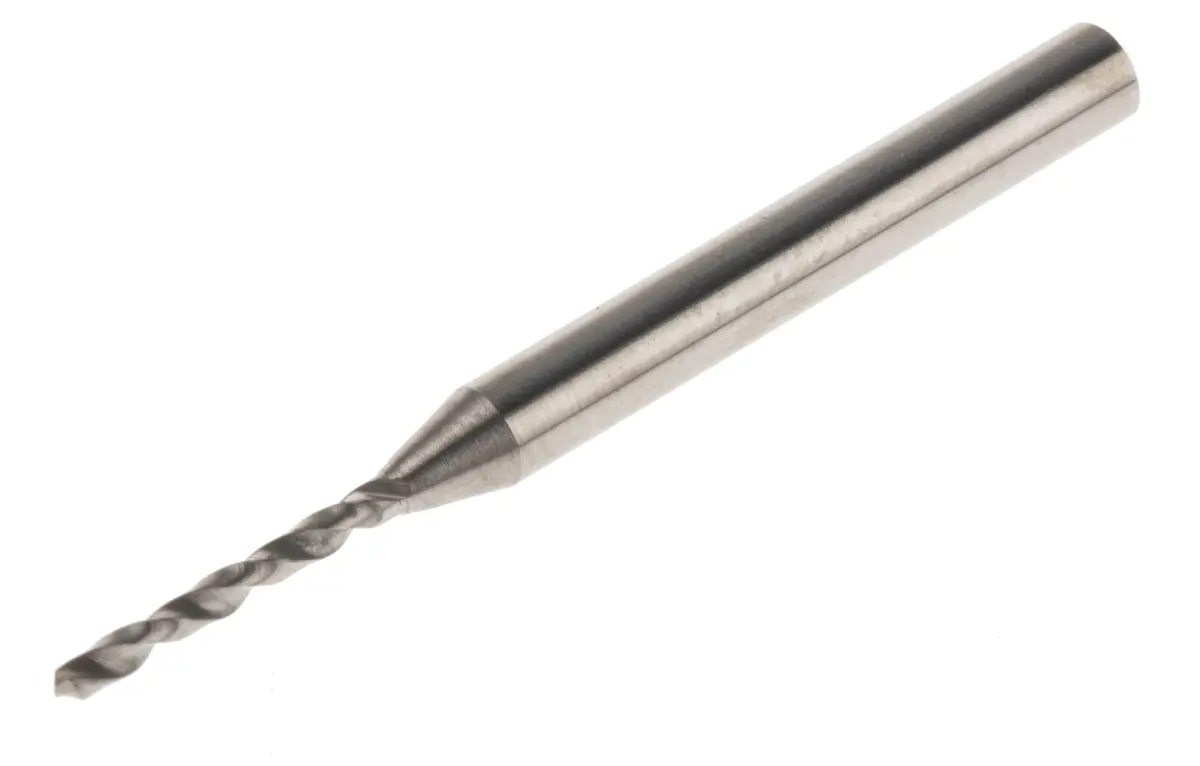 Produktfoto 1 von RS PRO Carbid Leiterplattenbohrer, Ø 1.3mm