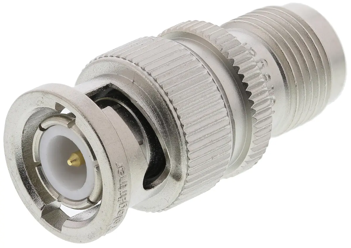 Produktfoto 1 von Telegärtner HF Adapter, 50 Ω, Gerade, 4 Hz Stecker Buchse, Koaxial Nennspannung
