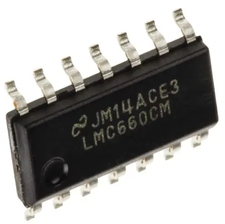 Produktfoto 1 von Texas Instruments Operationsverstärker Oberfläche 1.4 MHz SOIC, biplor typ. 15.5V, biplor typ. 5 V, 14-Pin