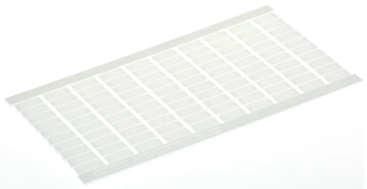 Produktfoto 1 von Entrelec RC Polycarbonat Markierungskarte für Anschlussklemmenblock