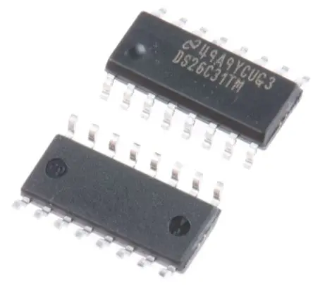 Produktfoto 1 von Texas Instruments Leitungsübertrager Leitungstreiber CMOS 4-Bit Tri-State 16-Pin SOIC