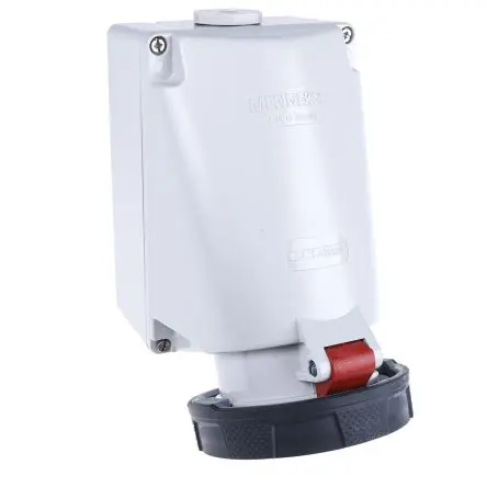 Produktfoto 1 von MENNEKES Wandhalterung für Steckdose Rot, 40V 5 / 63A, Wand IP67