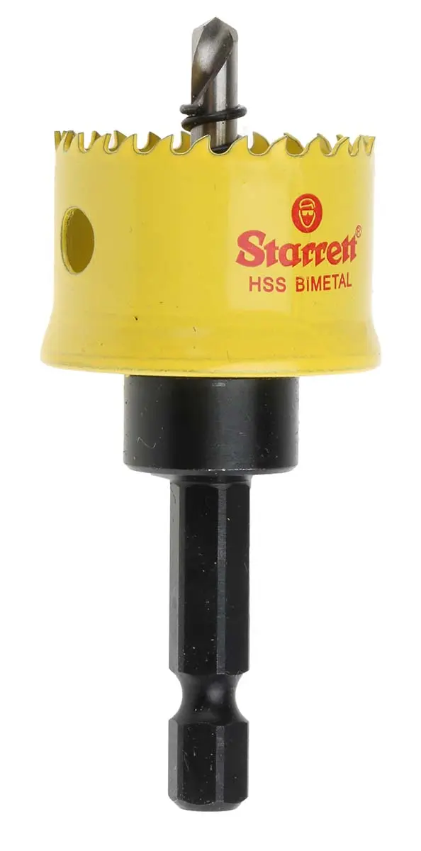 Produktfoto 1 von Starrett HSS Lochsäge mit Zentrierbohrer, Ø 27mm 1-Stk. / Bohrtiefe 13mm