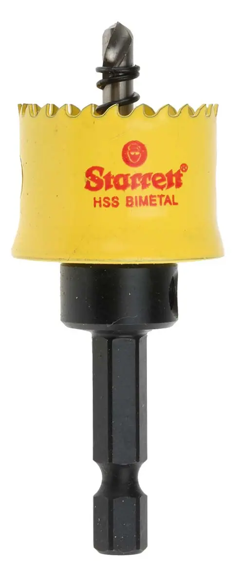 Produktfoto 1 von Starrett HSS Lochsäge mit Zentrierbohrer, Ø 25mm 1-Stk. / Bohrtiefe 13mm