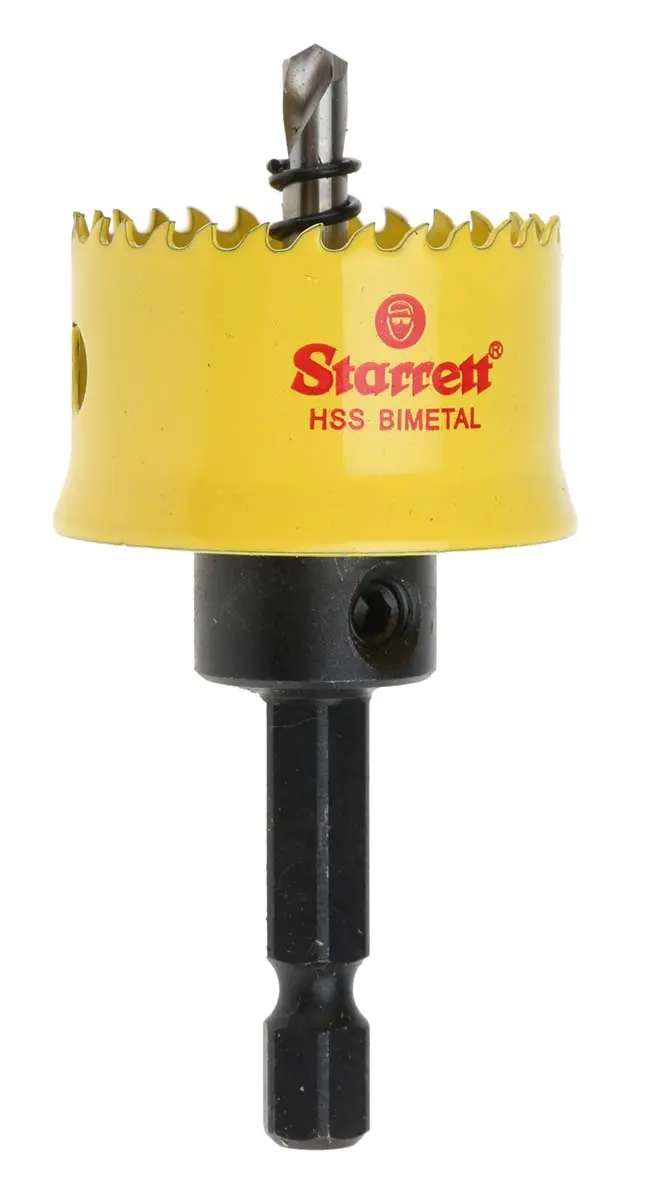 Produktfoto 1 von Starrett HSS Lochsäge mit Zentrierbohrer, Ø 30mm 1-Stk. / Bohrtiefe 13mm
