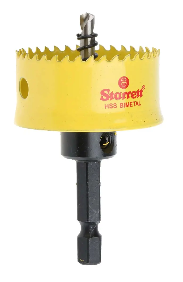 Produktfoto 1 von Starrett HSS Lochsäge mit Zentrierbohrer, Ø 38mm 1-Stk. / Bohrtiefe 13mm