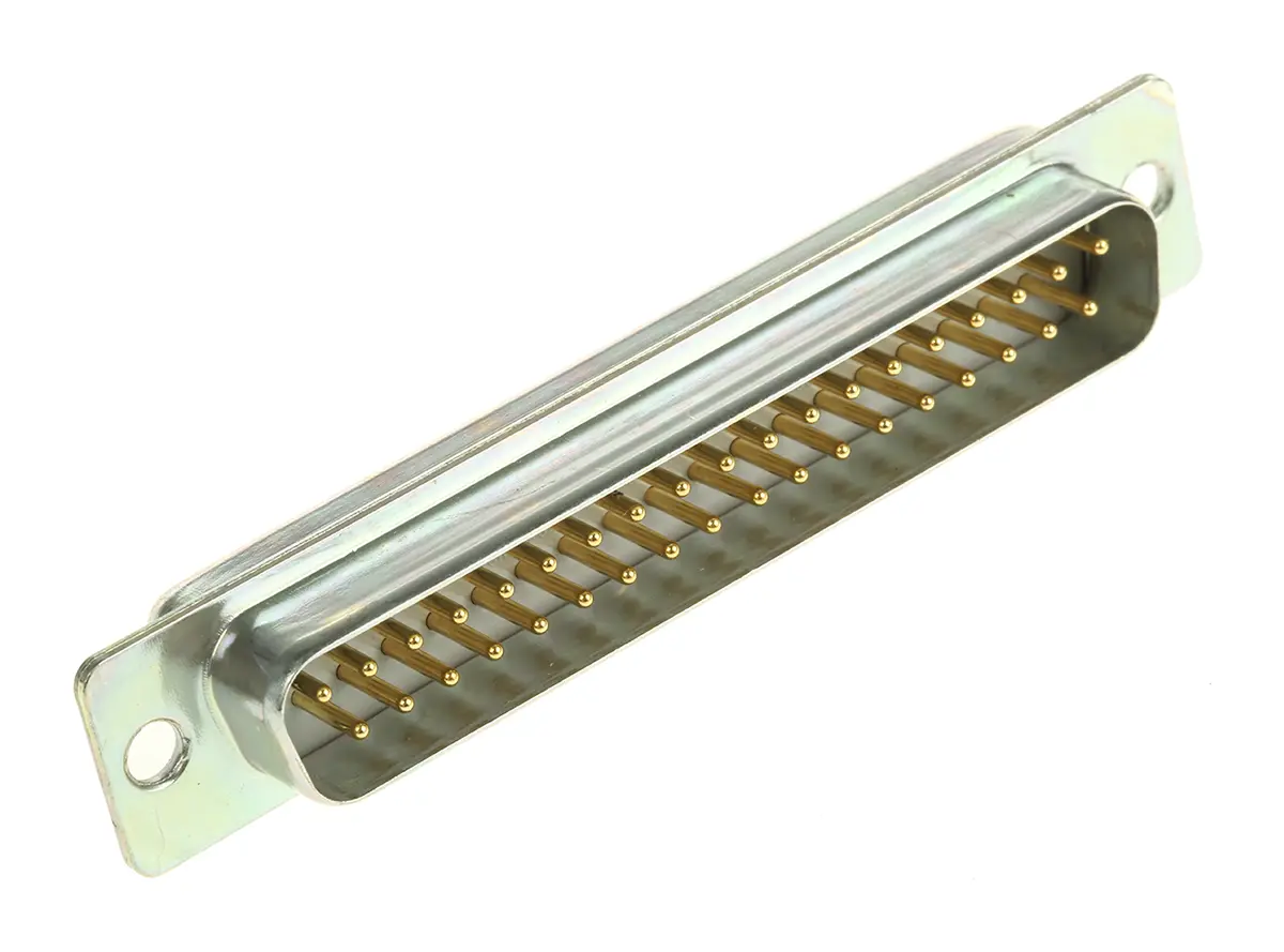 RS PRO D-Sub-Steckverbinder C Gerade, 37-polig, Frontplattenmontage Stecker