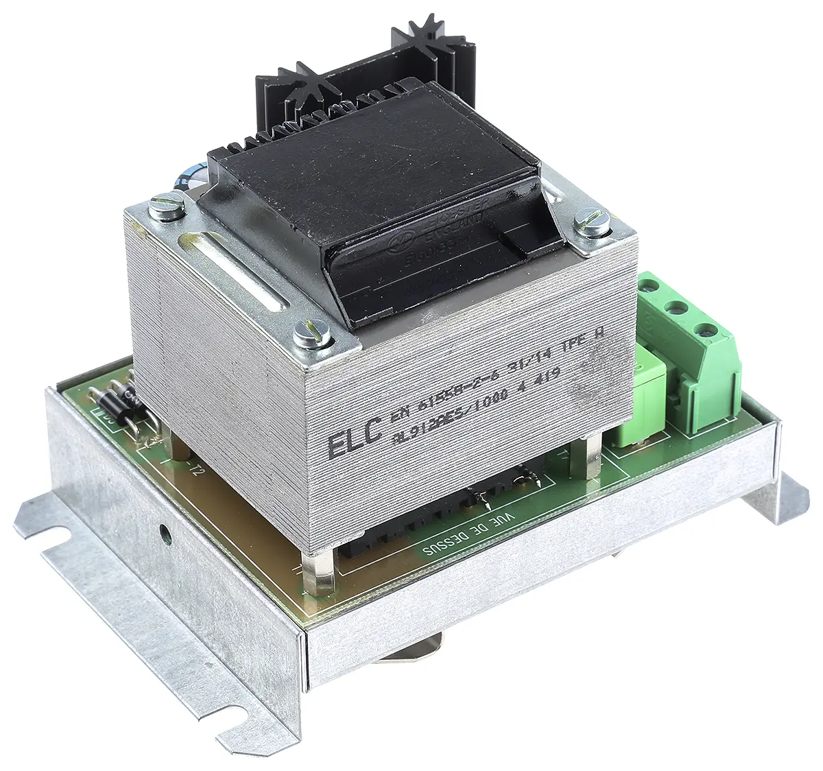 Produktfoto 1 von ELC Linearnetzteil Offene Bauform 440V, 800 mA 24 V dc 1 Ausg.  L. 114 mm 50 VA B. 76 mm T. 73 mm