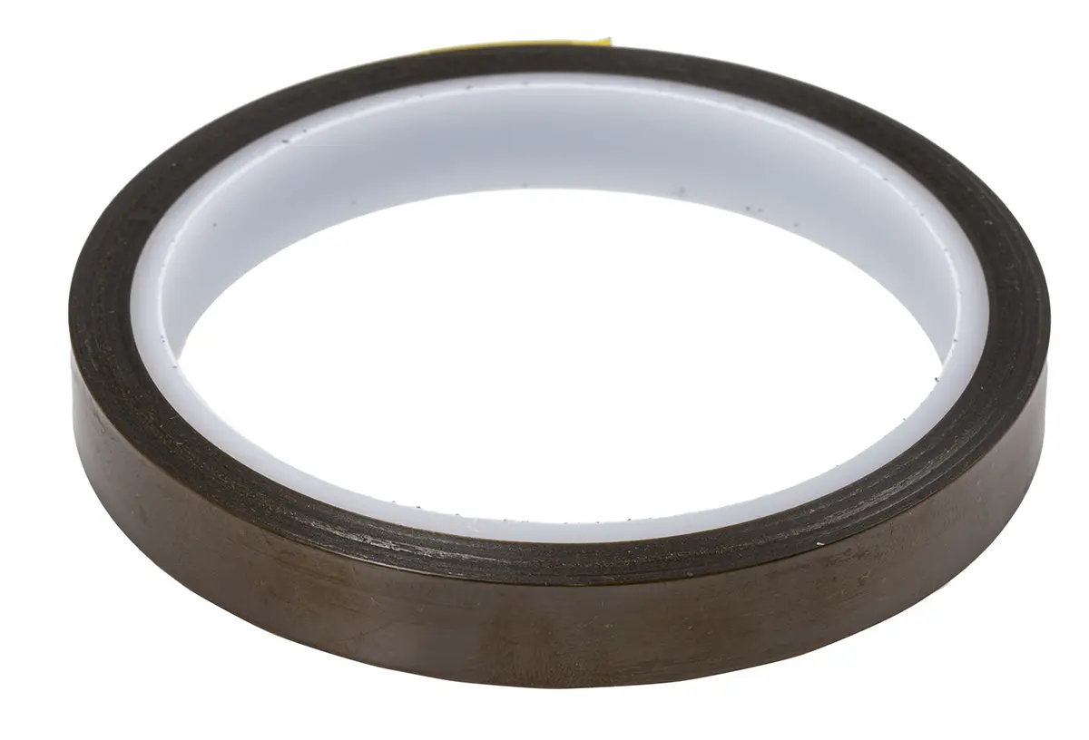Produktfoto 1 von Hi-Bond ESD Klebeband, Orange, Silikon, Polyimid, Nichtleitend, 33 m x 12 mm