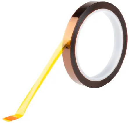 Produktfoto 1 von Hi-Bond HB830 Polyimid-Folie Isolierband Gelb,  Stärke  0.07 mm x 12mm x 33 m, -20 °C bis 260 °C