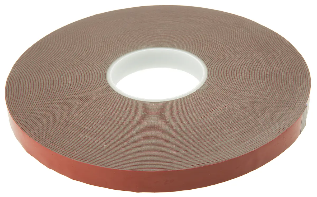 Produktfoto 1 von Hi-Bond VST4110G-19 Acrylschaum Schaumstoff Klebeband doppelseitig, Grau, Stärke 1.1 mm, 19 mm x 33 m, 15.2 N/cm