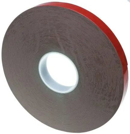 Produktfoto 1 von Hi-Bond VST4110G-25 Acrylschaum Schaumstoff Klebeband doppelseitig, Grau, Stärke 1.1 mm, 25mm x 33 m, 15.2N/cm