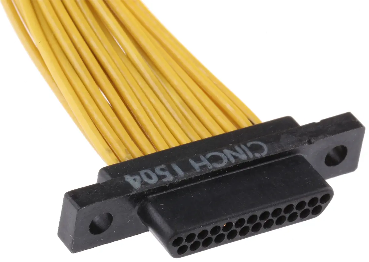Produktfoto 1 von Cinch DCDA D-Sub-Steckverbinder Gerade, 25-polig 1.27 mm Raster, Kabel Stecker