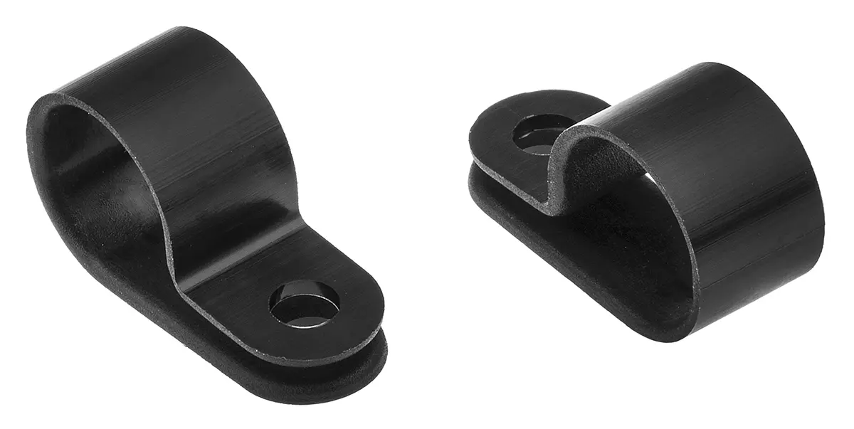 Produktfoto 1 von HellermannTyton Schwarz Polyamid P-Schellen, Ø 12.5 mm, x 10 mm