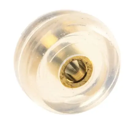 Produktfoto 1 von Taica Silikongel Rund Gummipuffer Bohrung 3 mm M8 400 N, Ø 14 mm x 27 mm / bis 400 N