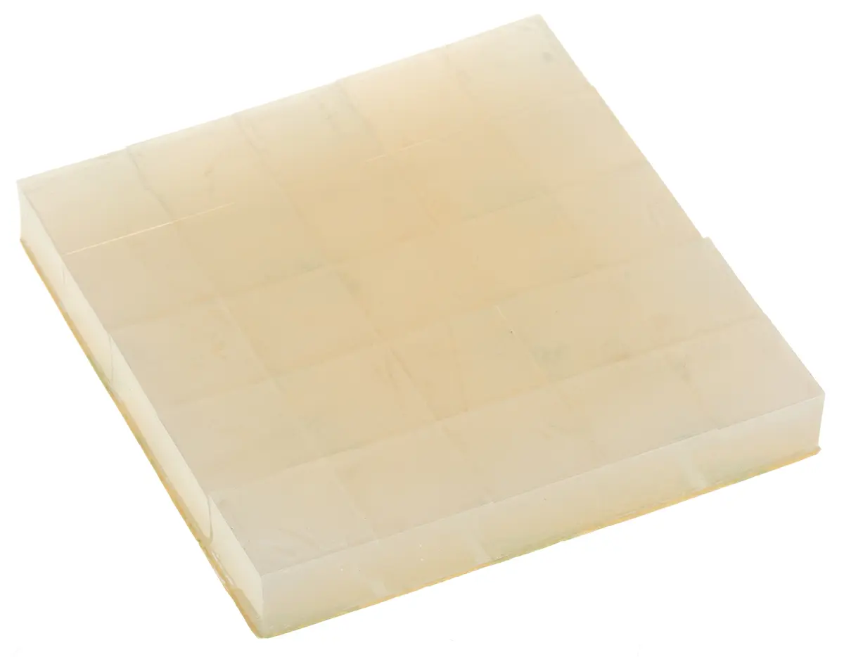 Produktfoto 1 von Taica Vibrationsschutz-Lagerkissen Gelpolster zur Vibrationsdämpfung Silikon 10mm 15 x 15 x 10mm
