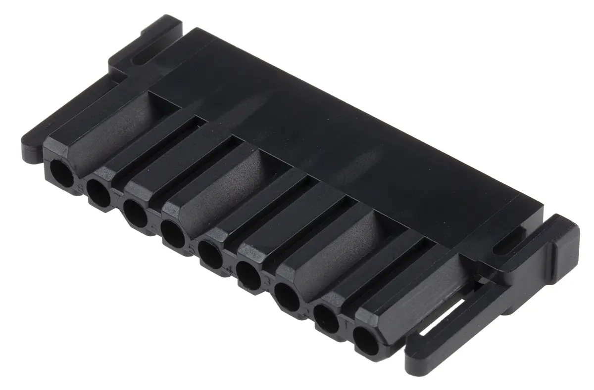 Produktfoto 1 von ITT Cannon Trident Stecker Steckverbindergehäuse 5.08 mm, 9-polig / 1-reihig Gerade, Kabel