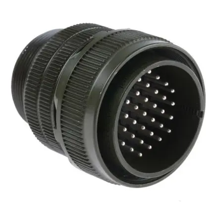 Produktfoto 1 von Amphenol Industrial, MS3106A Kupferlegierung MIL-Spec Rundsteckverbinder Gerade, 37-polig, 500 V ac, 700V dc, Kabel,