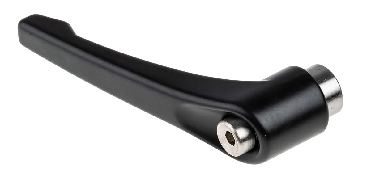 Produktfoto 1 von RS PRO Edelstahl Spannhebel Zinkdruckguss 92 mm x 16 mm, M10 Buchse