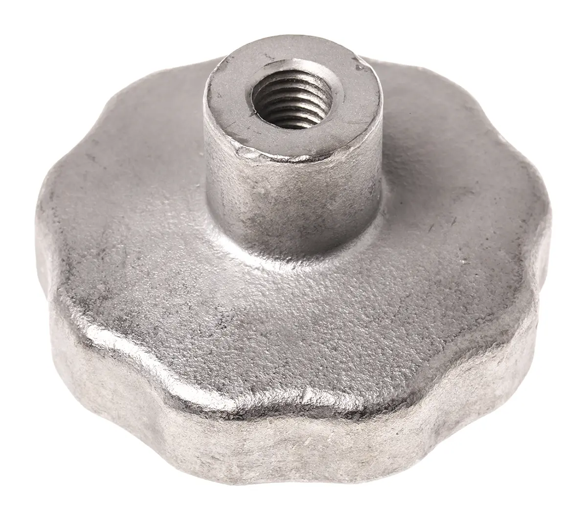 Produktfoto 1 von RS PRO Feststellschraube Silber Edelstahl x 32 mm Nocken, mit Buchse Ø 60 mm