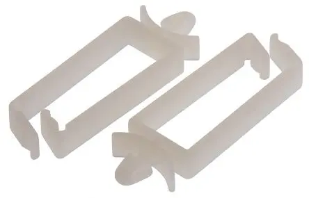 Produktfoto 1 von RS PRO Kabelhalter Einsteck-Anschluss Nylon 6.6 Natur 15.9mm x 31.1 mm x 5.5 mm
