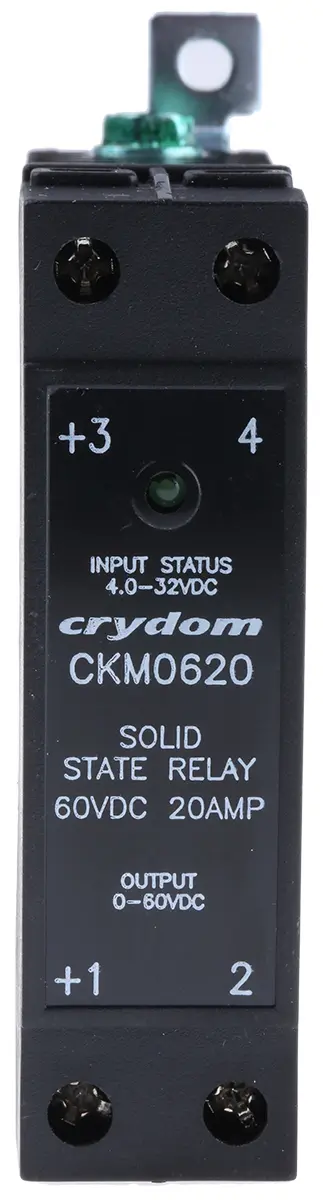 Produktfoto 1 von Sensata Crydom CKM0620 CKM DIN-Schienen Halbleiterrelais 60 V / 20 A