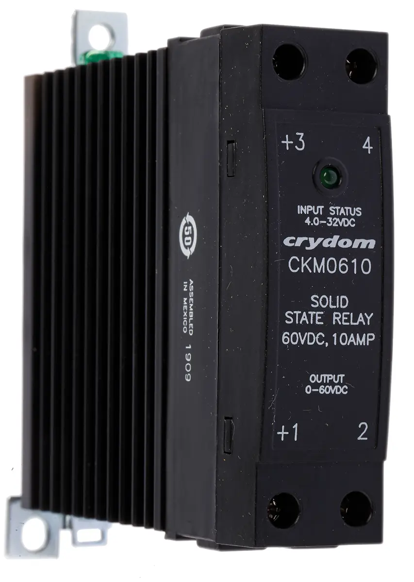 Produktfoto 1 von Sensata Crydom CKM SERIES DIN-Schienen Halbleiterrelais 60 V / 10 A