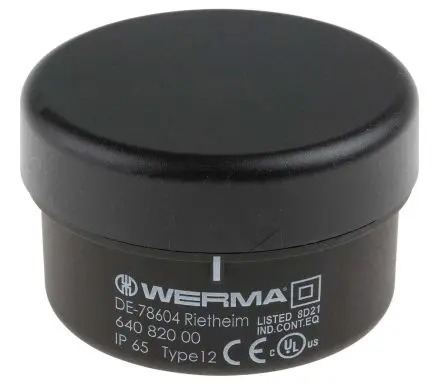 Produktfoto 1 von Werma 640 Xenon Anschlusseinheit 230V ac/dc IP65, 70 mm x 26.5 mm