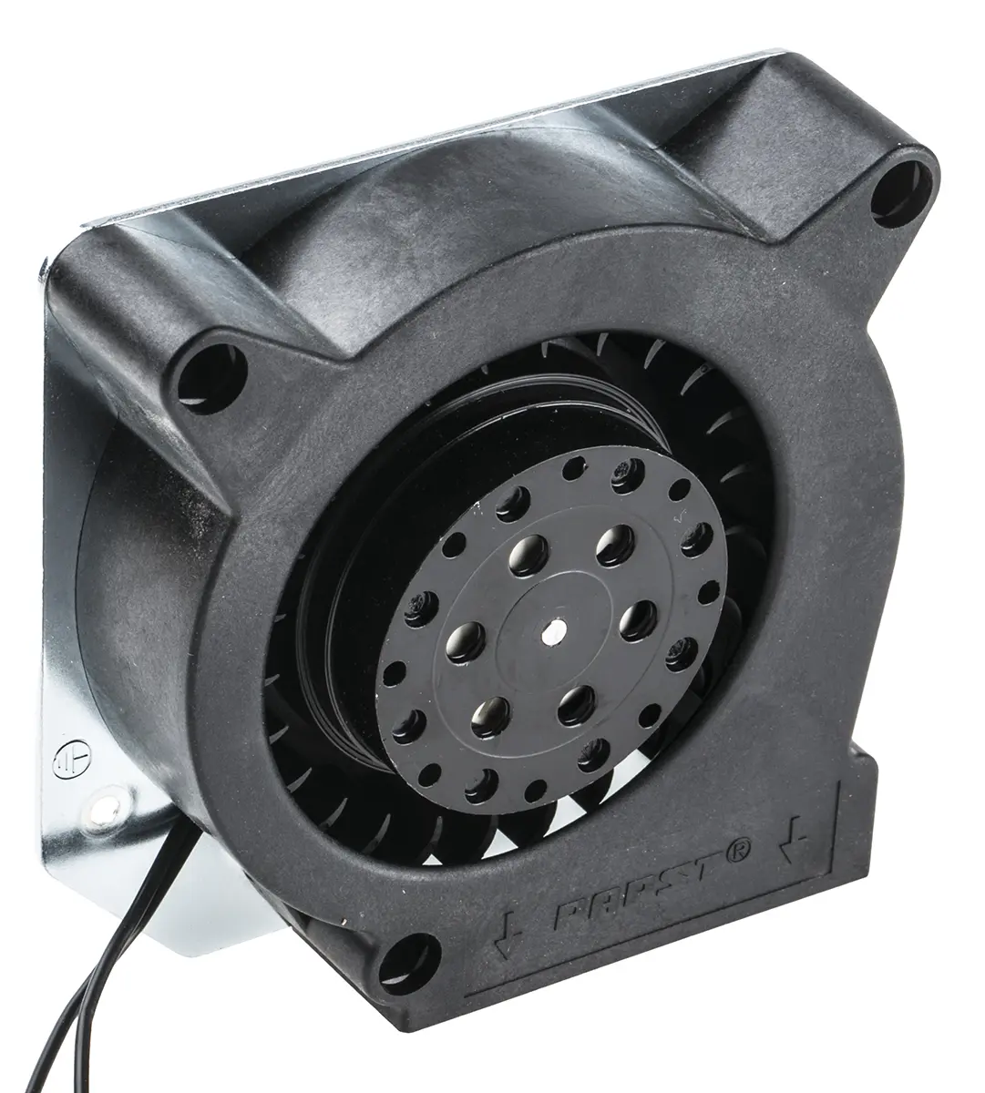 Produktfoto 1 von ebm-papst RL 90 N Radialgebläse, radial, 115 V ac, AC, 60dB, 120.6 x 120.6 x 37mm, 2550U/min, Gleitlager