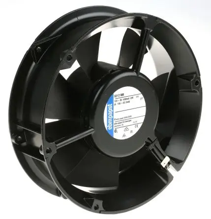 Produktfoto 1 von ebm-papst 6200 N Axiallüfter, Kugel, 12V dc / 12 W, 2850 U/min, 350 m³/h 171.5 mm 171.5mm 51 mm