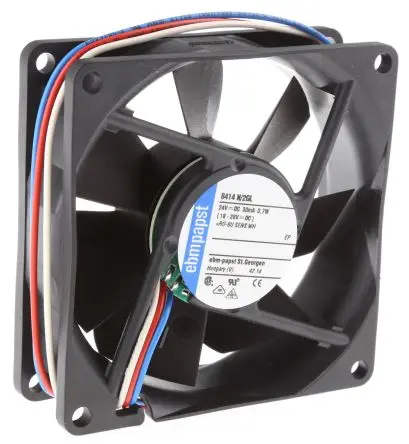 Produktfoto 1 von ebm-papst 8400 N Axiallüfter, Hülse, 24V dc / 700 mW, 1500 U/min, 33 m³/h IP20 80 mm 80mm 25 mm