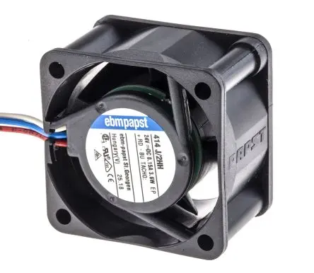 Produktfoto 1 von ebm-papst 400 Axiallüfter, Kugel, 24V dc / 3.6 W, 13000 U/min, 24 m³/h IP20 40 mm 40mm 25 mm
