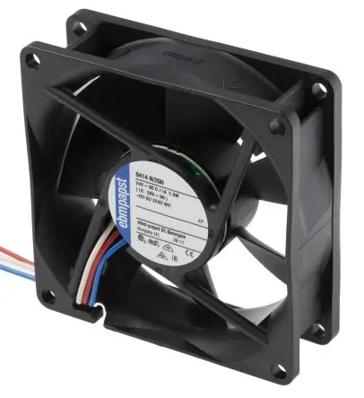 Produktfoto 1 von ebm-papst 8400 N Axiallüfter, Hülse, 24V dc / 2.8 W, 3600 U/min, 79 m³/h IP20 80 mm 80mm 25 mm