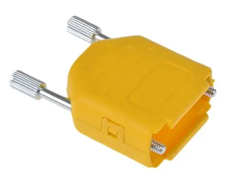 Produktfoto 1 von MH Connectors MHDPPK-SLIM D-Sub-Gehäuse Gerade, 9-polig, D: D-Sub-Gehäuse Zugentlastung, Gelb, Größe E, aus Polyamid