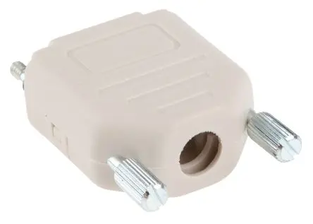 Produktfoto 1 von MH Connectors MHDPPK-SLIM D-Sub-Gehäuse Gerade, 9-polig, D: D-Sub-Gehäuse Zugentlastung, Grau, Größe E, aus Polyamid