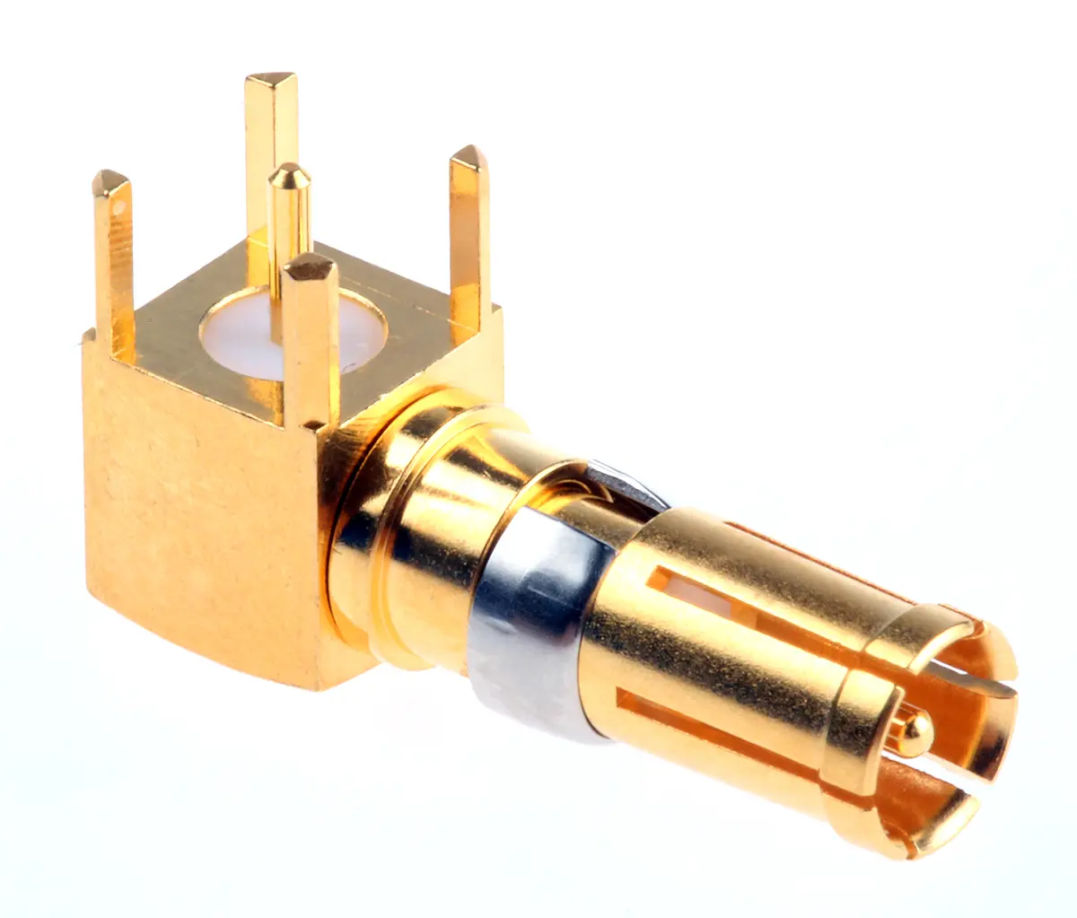 RS PRO FM D-Sub Steckverbinder Koaxialkontakt, Buchse Lot, Kupferlegierung, Gold über Nickel, 2.7 mΩ max