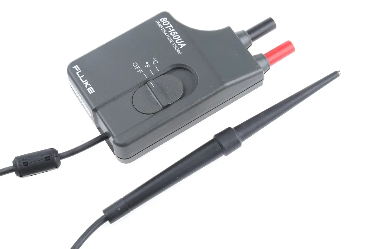 Produktfoto 1 von Fluke 80T, Universal-Temperaturfühler für Serie 10, Serie 11, Serie 110, Serie 111, Serie 112, Serie 12, Serie 120,