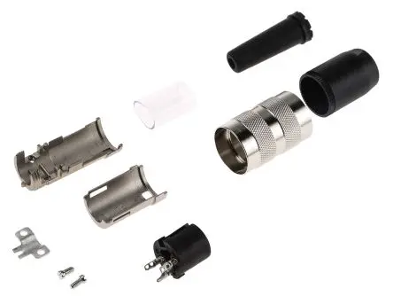 Produktfoto 1 von Amphenol Industrial C 091 A M16 DIN-Buchse Gerade 3-polig, DIN 41524, 300V 4A IP40 Kabel Buchse