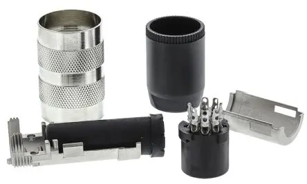 Produktfoto 1 von Amphenol Industrial C 091 A M16 DIN-Buchse Gerade 8-polig, DIN 45326, 100V ac 5A IP40 Kabel, Schraubbefestigung Buchse