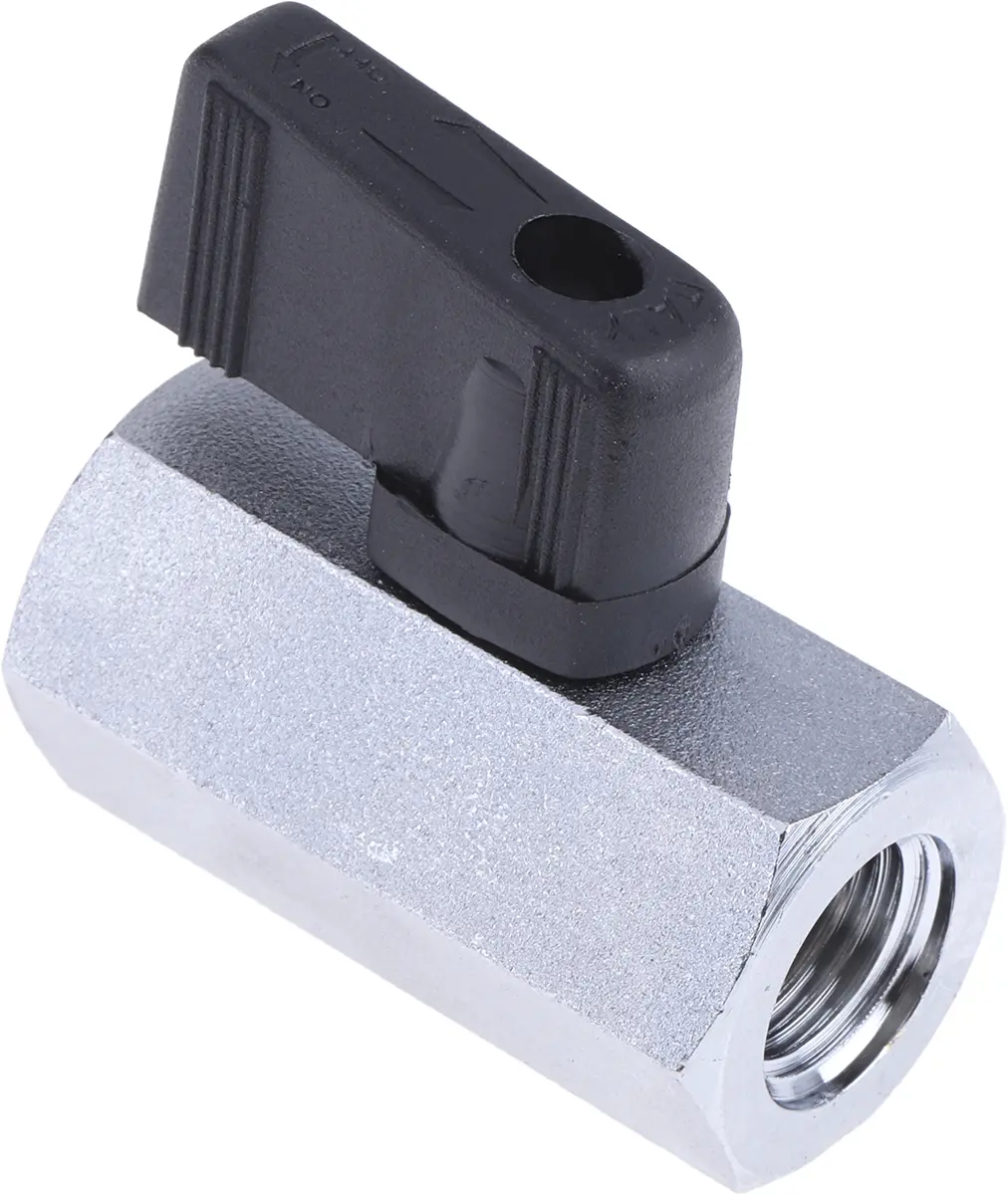 Produktfoto 1 von RS PRO 2 Hydraulisches Kugelventil ISO 228, Serie S35, Verchromtes Messing, max. 30 bar