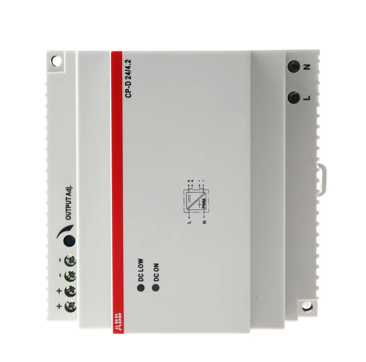 Produktfoto 1 von ABB CP-D DIN-Schienen Netzteil Getaktet 24V dc / 4.2A 100W 90 → 264 V ac / 120 → 370V dc