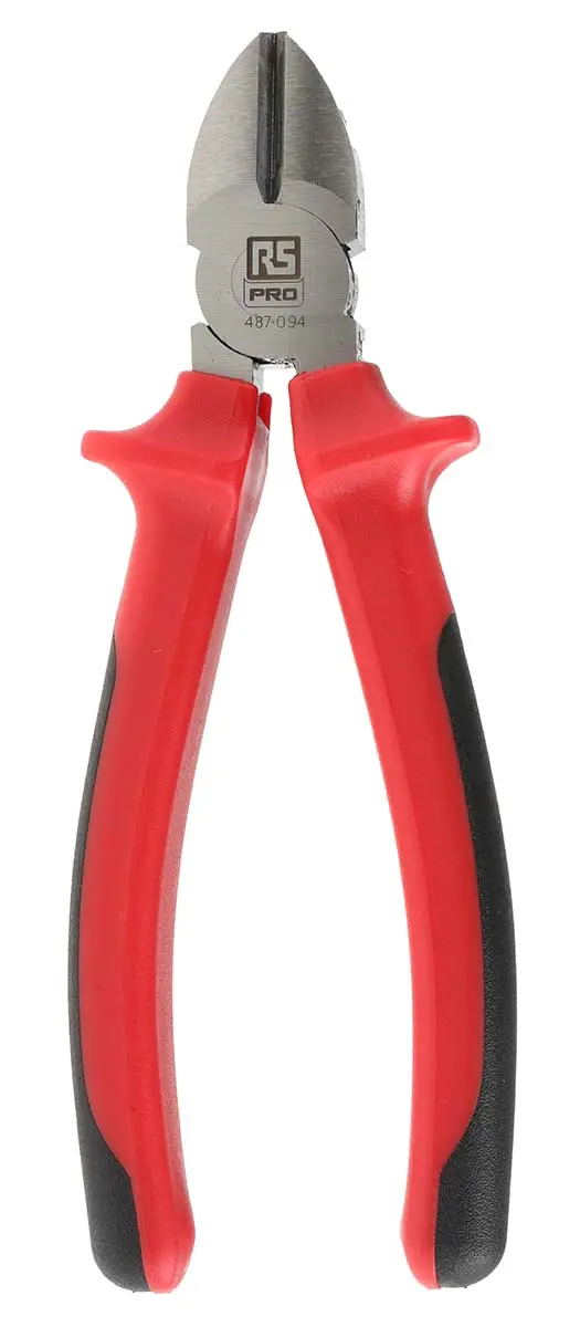 Produktfoto 1 von RS PRO Schmiege Kabelschneider Schließer (NO) 160mm / Backen 21mm, Schneidleistung 2 mm