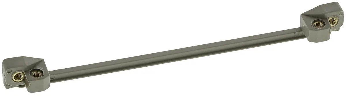 Produktfoto 1 von nVent SCHROFF UL94 V-0, Polybutylenterephthalat, Grau Leiterplatten Bestückungsrahmen für M2.5 Schrauben