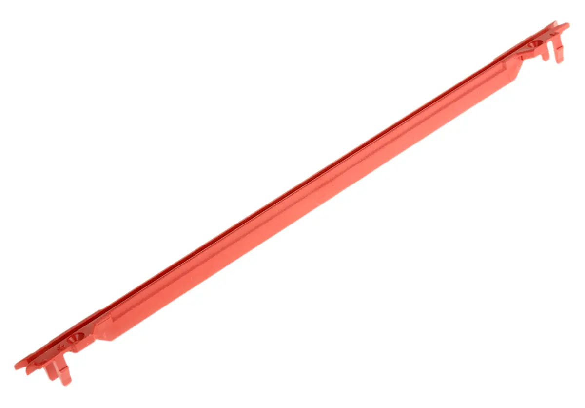 Produktfoto 1 von nVent SCHROFF Führungsschiene, Polybutylenterephthalat, 2 mm breit, 220 mm tief