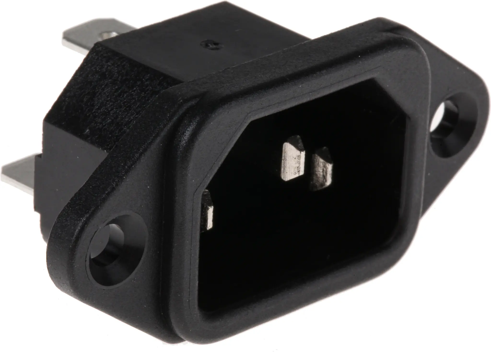 RS PRO RS PRO IEC-Steckverbinder C14 250V, Gerade Stecker, Frontplattenmontage 10A