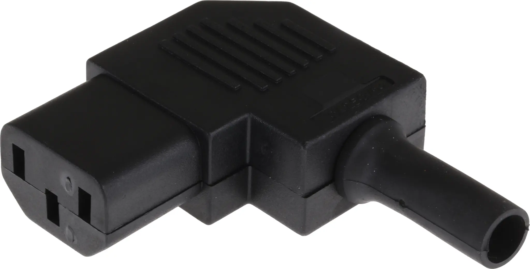Produktfoto 1 von Bulgin PX0587 IEC-Steckverbinder C13, 250 V, gewinkelt Stecker, Kabel 10A