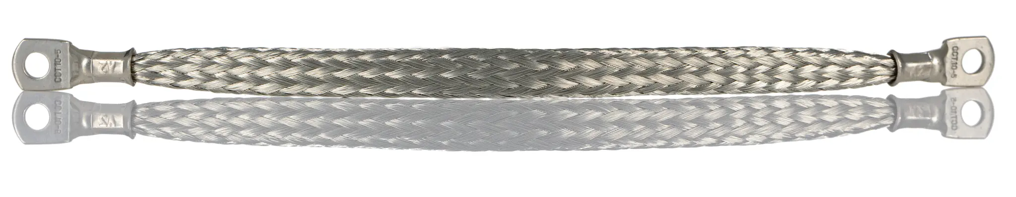 Produktfoto 1 von RS PRO Geflochtene Kabel Zinn-Kupferdraht 0.2 m 0.2 mm M5 2349 Ω/km